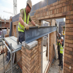 steel lintel installation